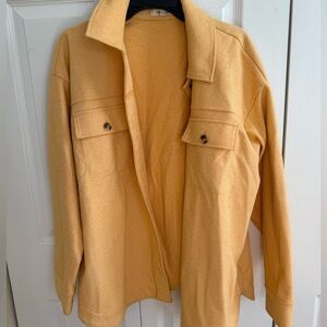 Madewell light orange Shacket
